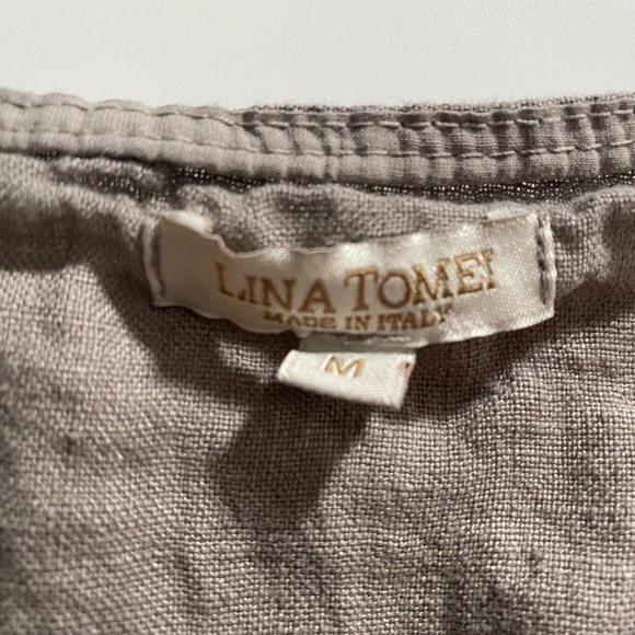 LIna Tomei Dress size Medium with Embellished neckline‎ - Picture 4 of 5